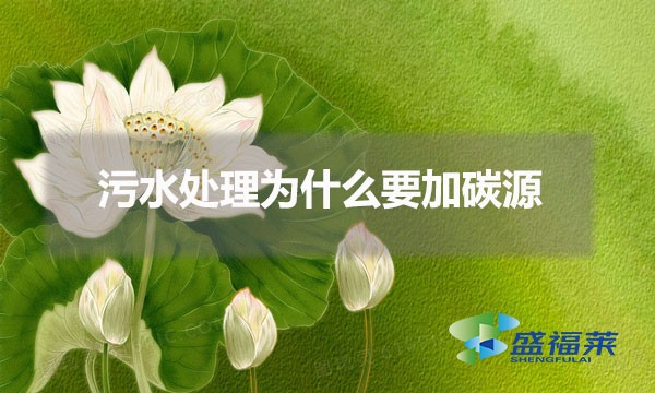 污水處理為什么要加碳源