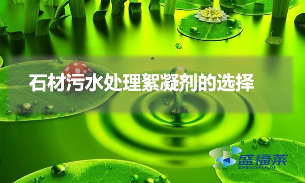 石材污水處理絮凝劑的選擇（石材加工污水用什么絮凝劑）