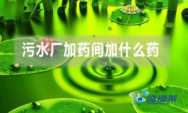 污水廠加藥間加什么藥？