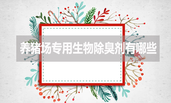 養(yǎng)豬場(chǎng)專(zhuān)用生物除臭劑是什么(養(yǎng)豬場(chǎng)專(zhuān)用生物除臭劑有哪些?)