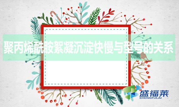 聚丙烯酰胺絮凝沉淀快慢與型號的關(guān)系